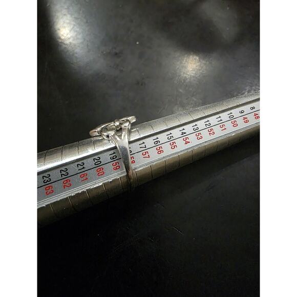 Sterling Silver Saints Logo Ring Size 8.5 - Picture 2 of 3